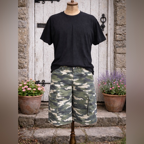 True Religion Other - True Religion Men’s Camo Utility Shorts